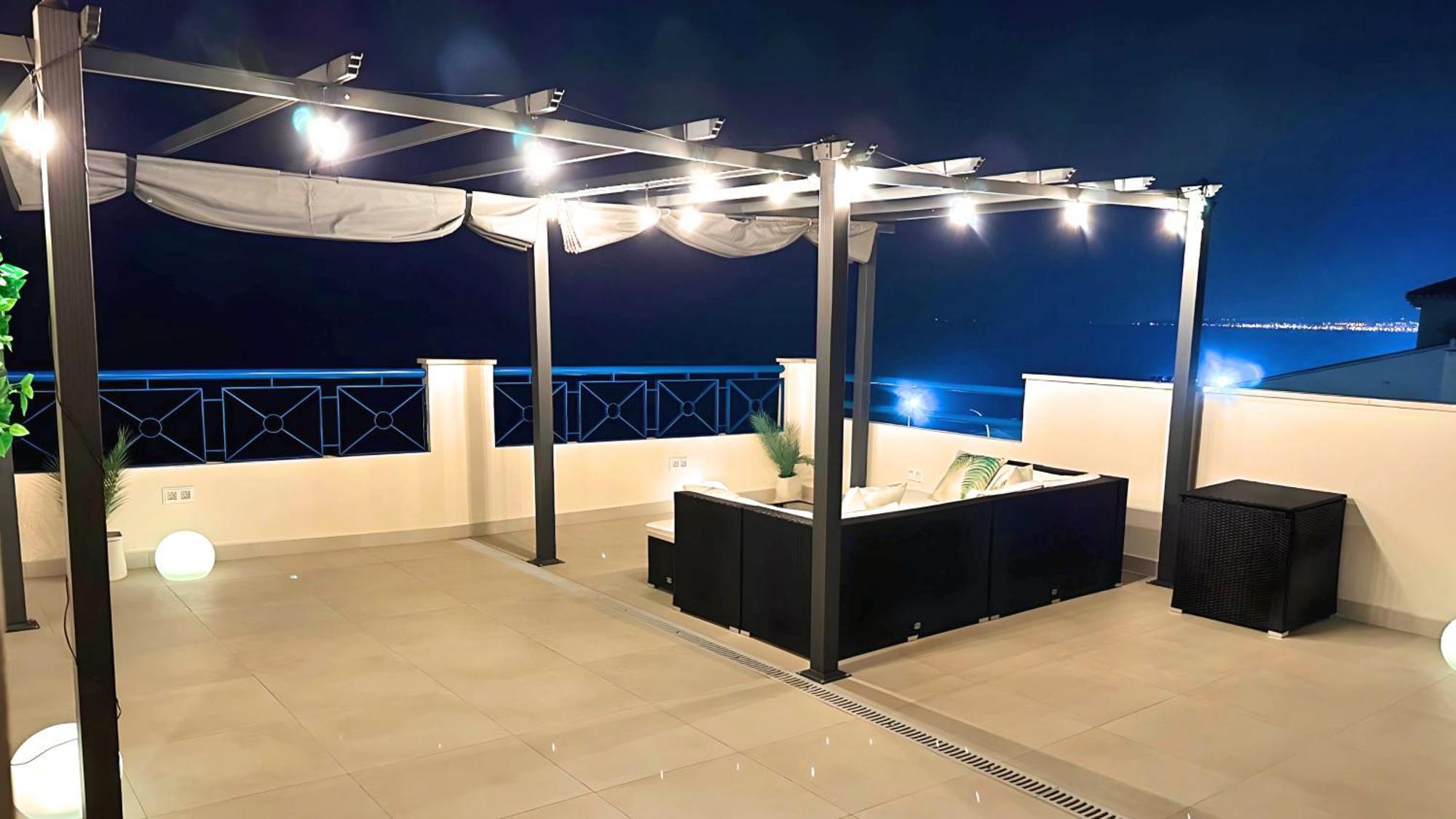 Апартаменты Atico De Albaida Duplex Frente Al Mar Морче Экстерьер фото
