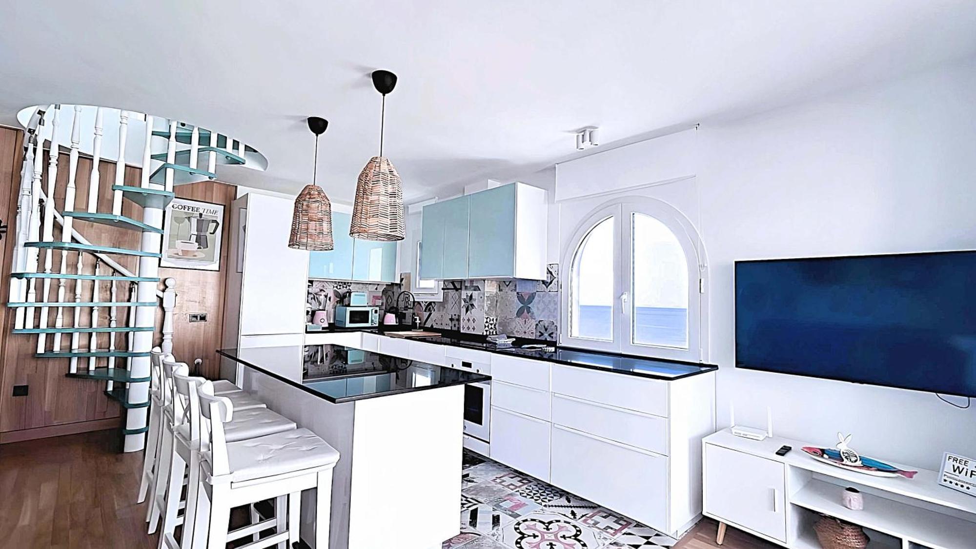 Апартаменты Atico De Albaida Duplex Frente Al Mar Морче Экстерьер фото